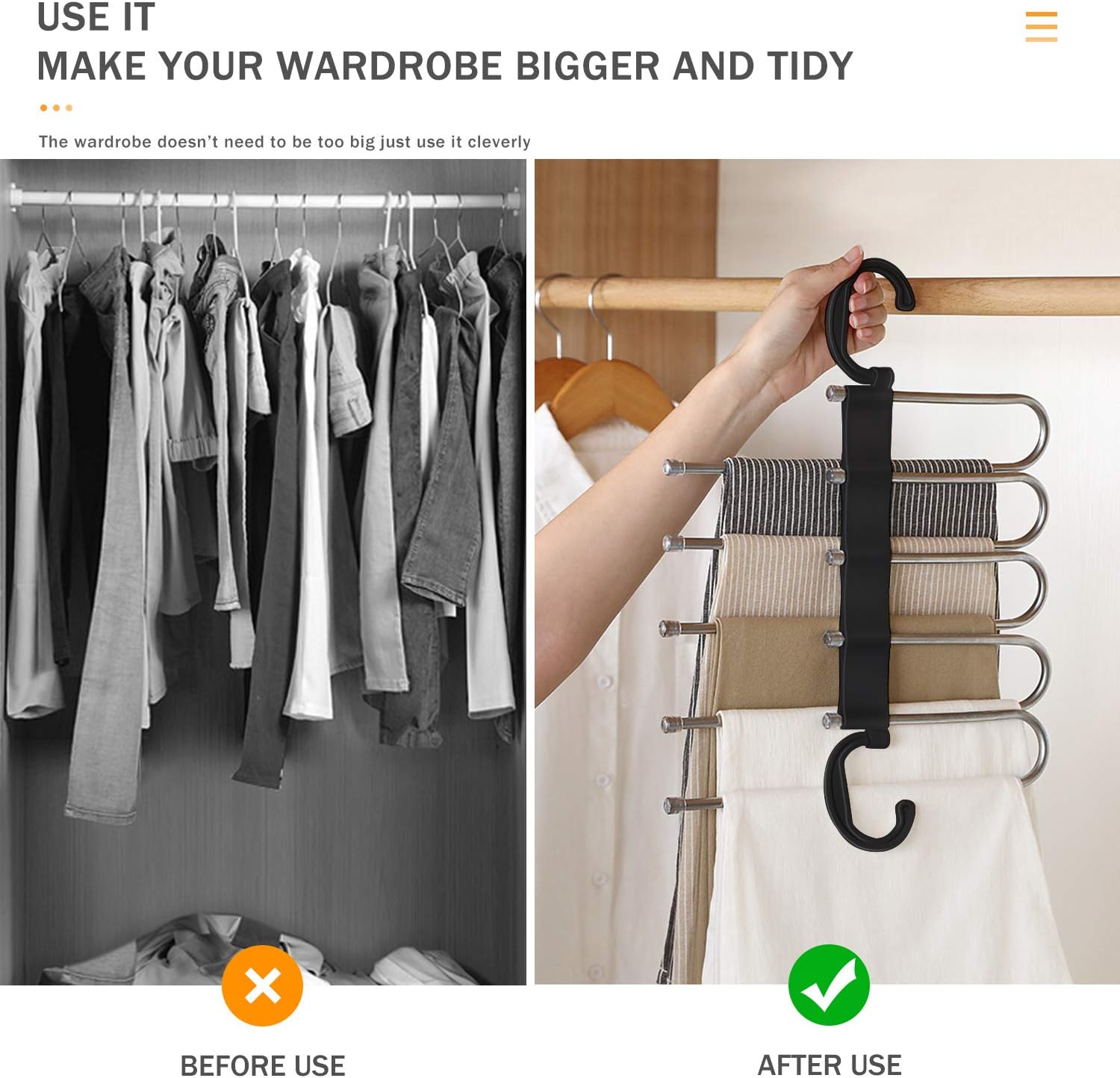 Miniatura 4 de Gancho Para Pantalones 5 En 1